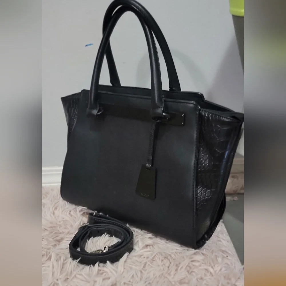 Aldo Black Hand /Cross Body Bag - Picture 16 of 16